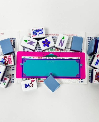Pink mahjong card line finder