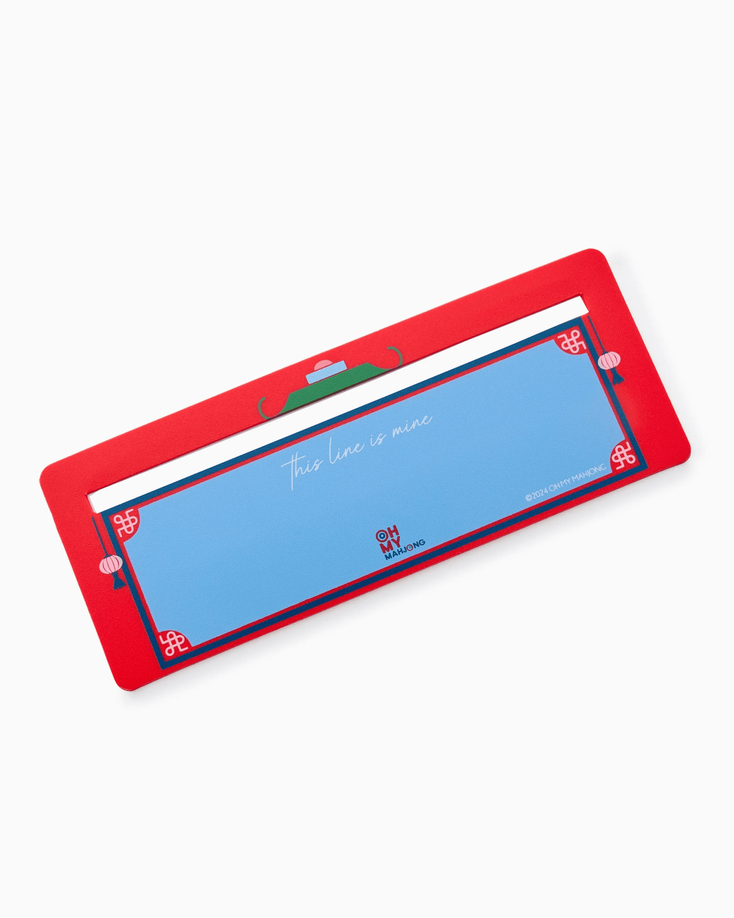 Red mahjong card line finder