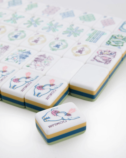 Mahjong tiles from the Willow collection