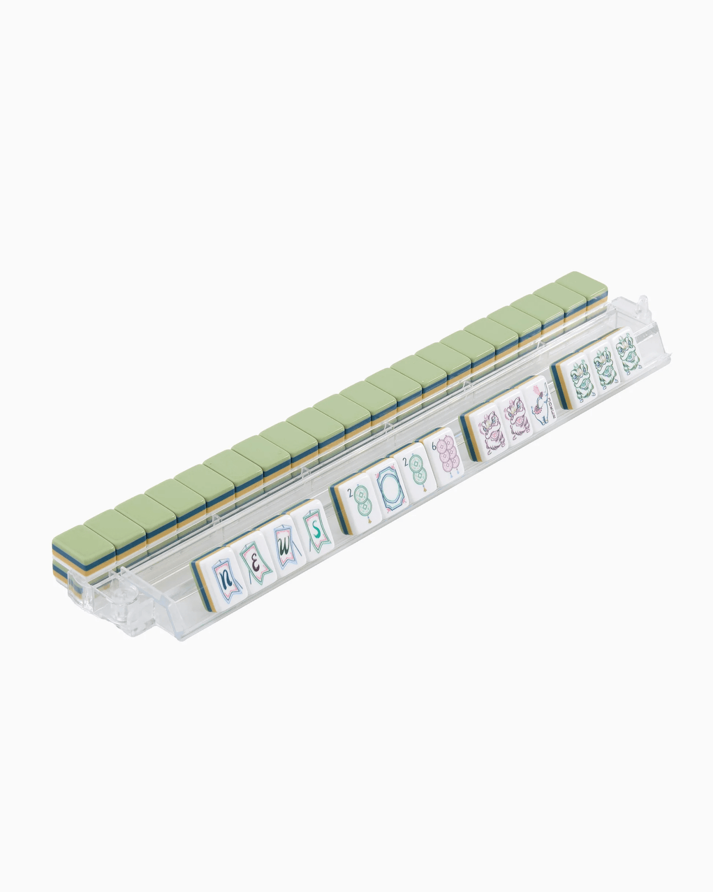 Set of mahjong tiles with Willow artwork
