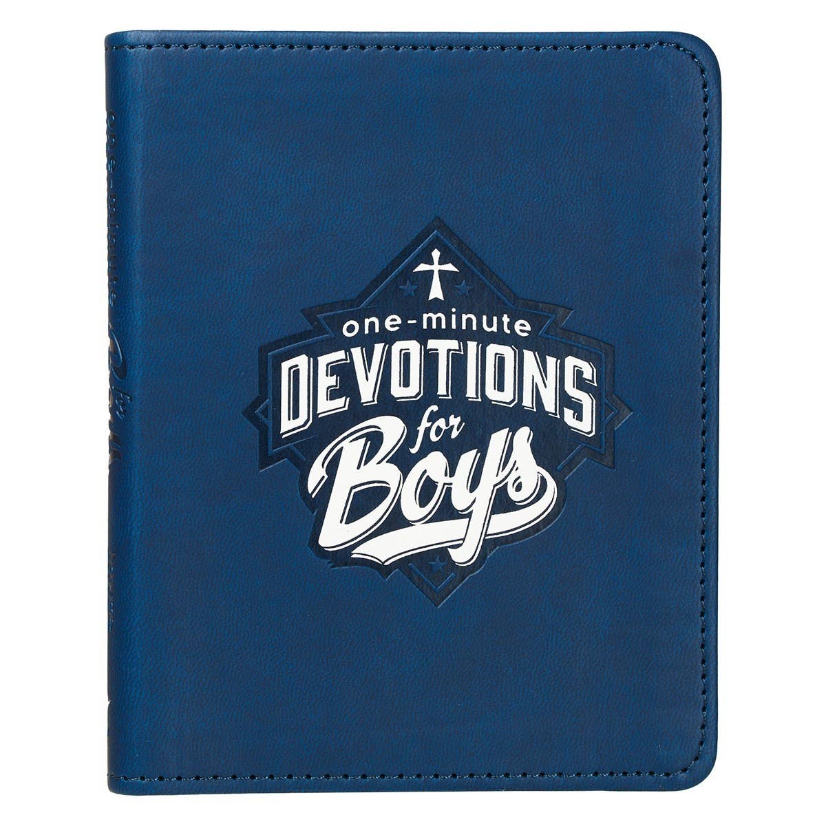 One-Minute Devotions for Boys in a faux leather cover