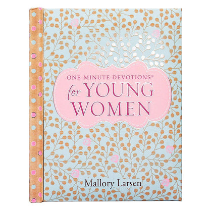 One-Minute Devotions for Young Women in a padded hardcover