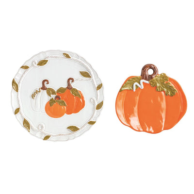 Orange Pumpkin Platter - Lavish Boutique11-GIFTS