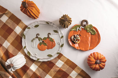 Orange Pumpkin Platter - Lavish Boutique11-GIFTS