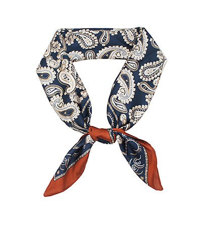 Paisley Border Scarf - Lavish Boutique08-ACCESSORIES