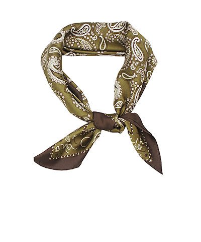 Paisley Border Scarf - Lavish Boutique08-ACCESSORIES