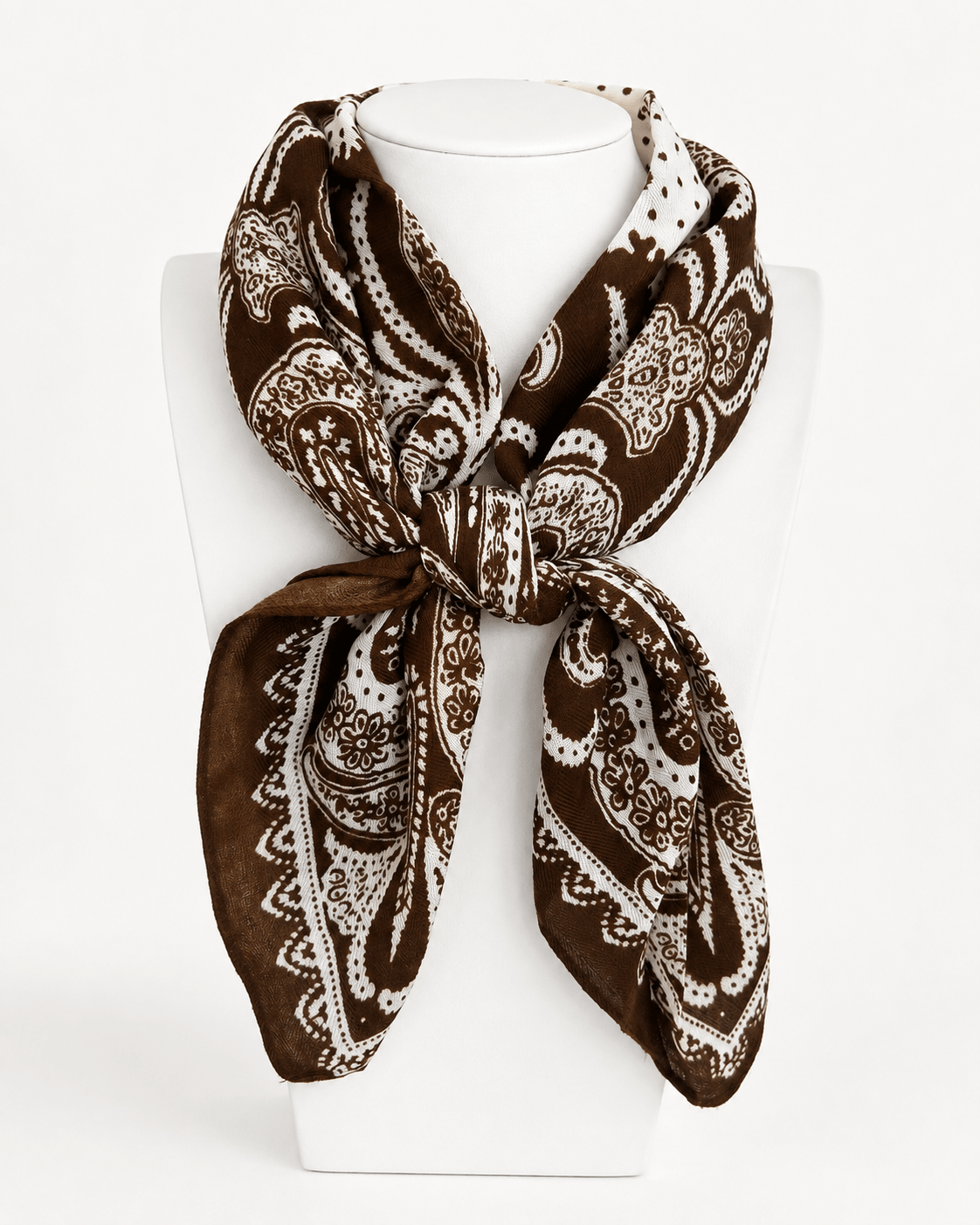 Paisley print scarf in a soft lightweight weave