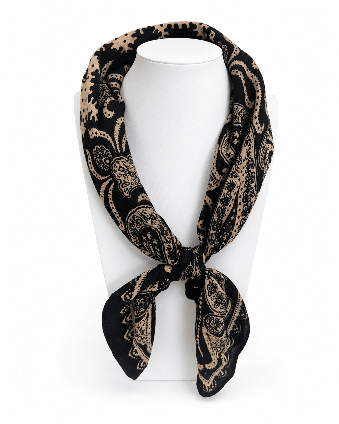 Allover paisley print scarf