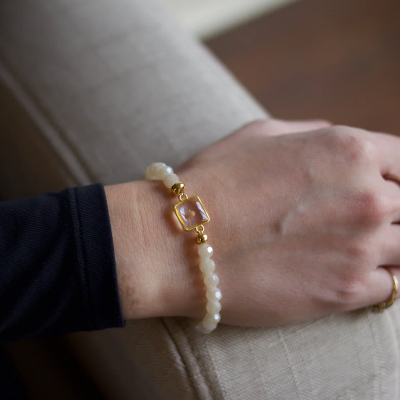 Mustard Seed Taupe Bracelet