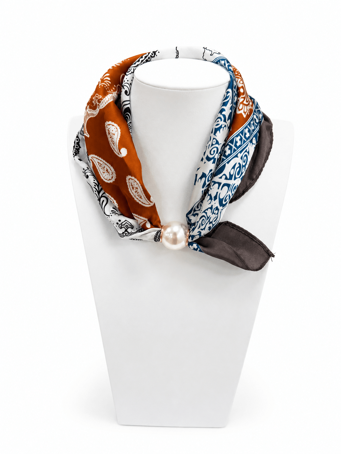 Pearl Magnet Scarf Necklace - Lavish Boutique09-JEWELRY