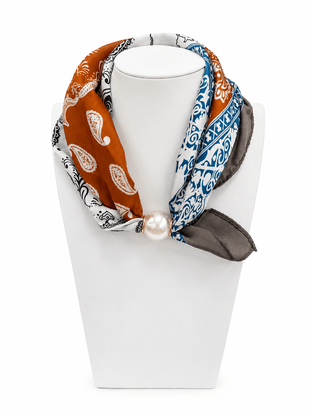 Pearl Magnet Scarf Necklace - Lavish Boutique09-JEWELRY