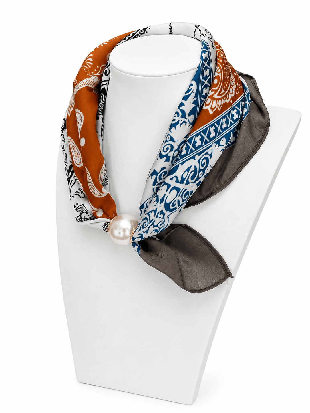 Pearl Magnet Scarf Necklace - Lavish Boutique09-JEWELRY