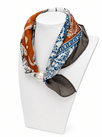 Pearl Magnet Scarf Necklace - Lavish Boutique09-JEWELRY