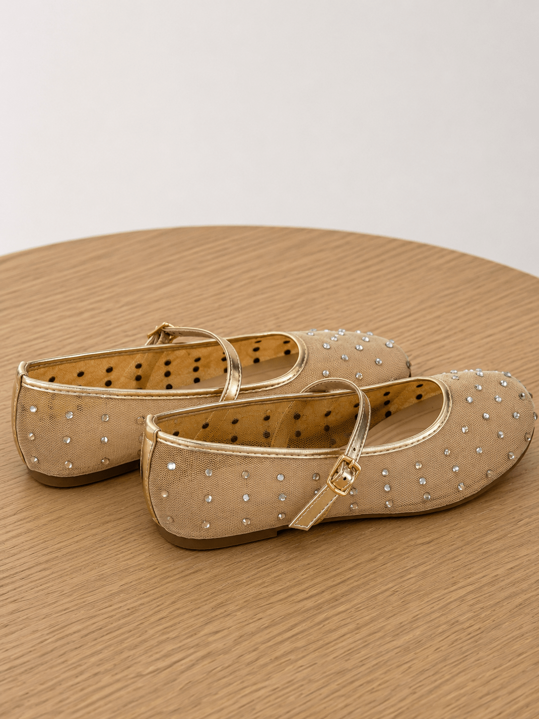 Pierre Dumas Rhinestone Mary Jane Flat - Lavish Boutique10-SHOES