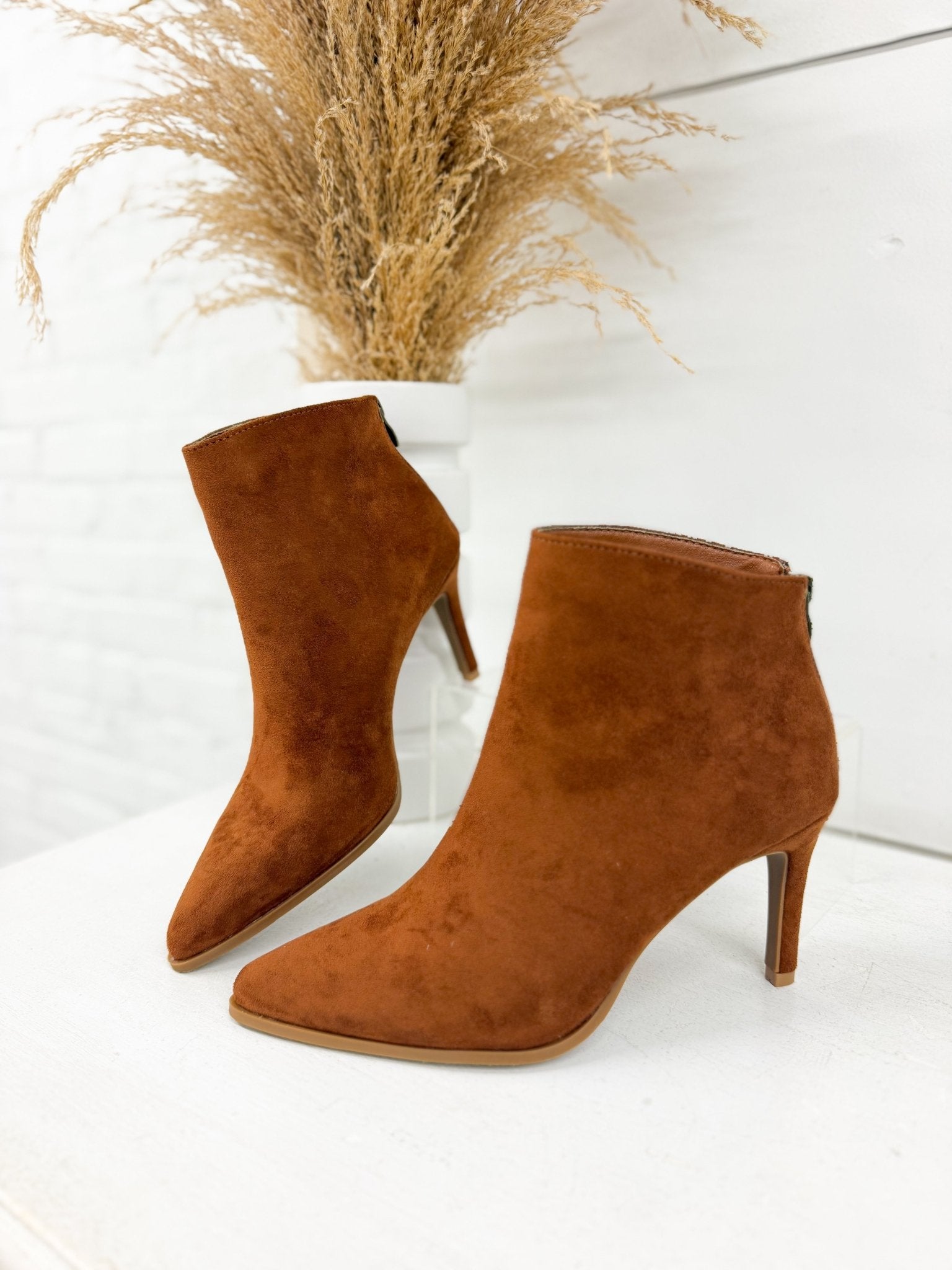 Pierre Dumas Suede Kitten Heel Boots - Lavish Boutique10-SHOES