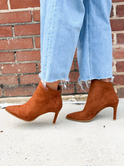 Pierre Dumas Suede Kitten Heel Boots - Lavish Boutique10-SHOES