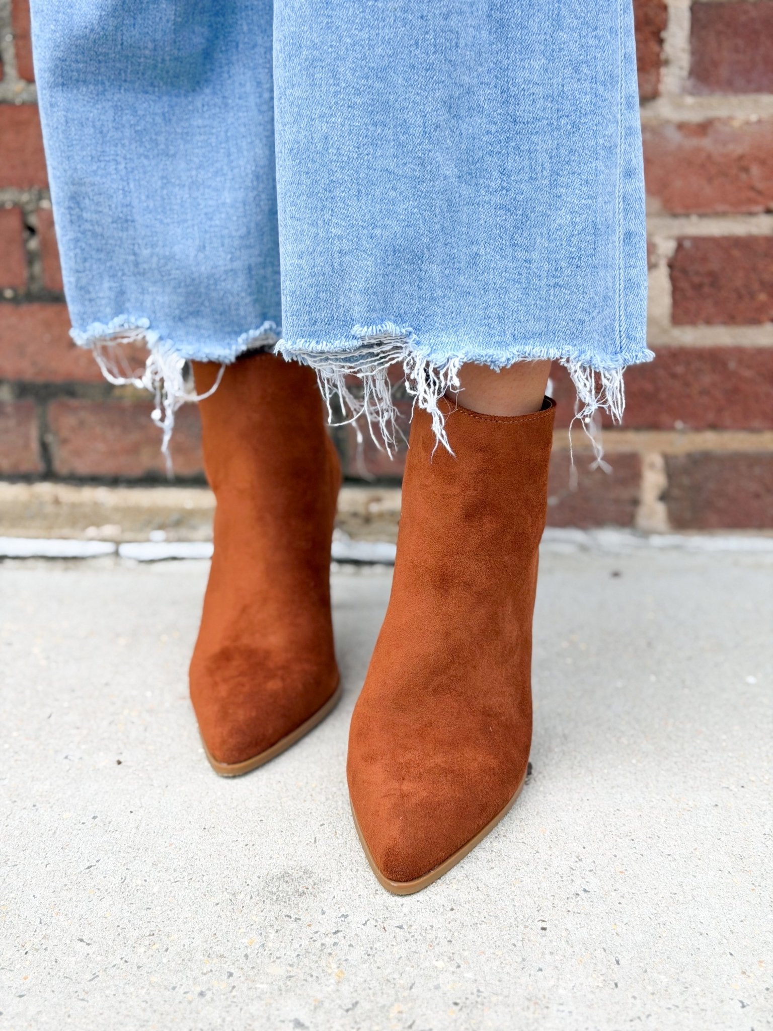 Pierre Dumas Suede Kitten Heel Boots - Lavish Boutique10-SHOES