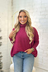 Cabernet Turtleneck Sweater