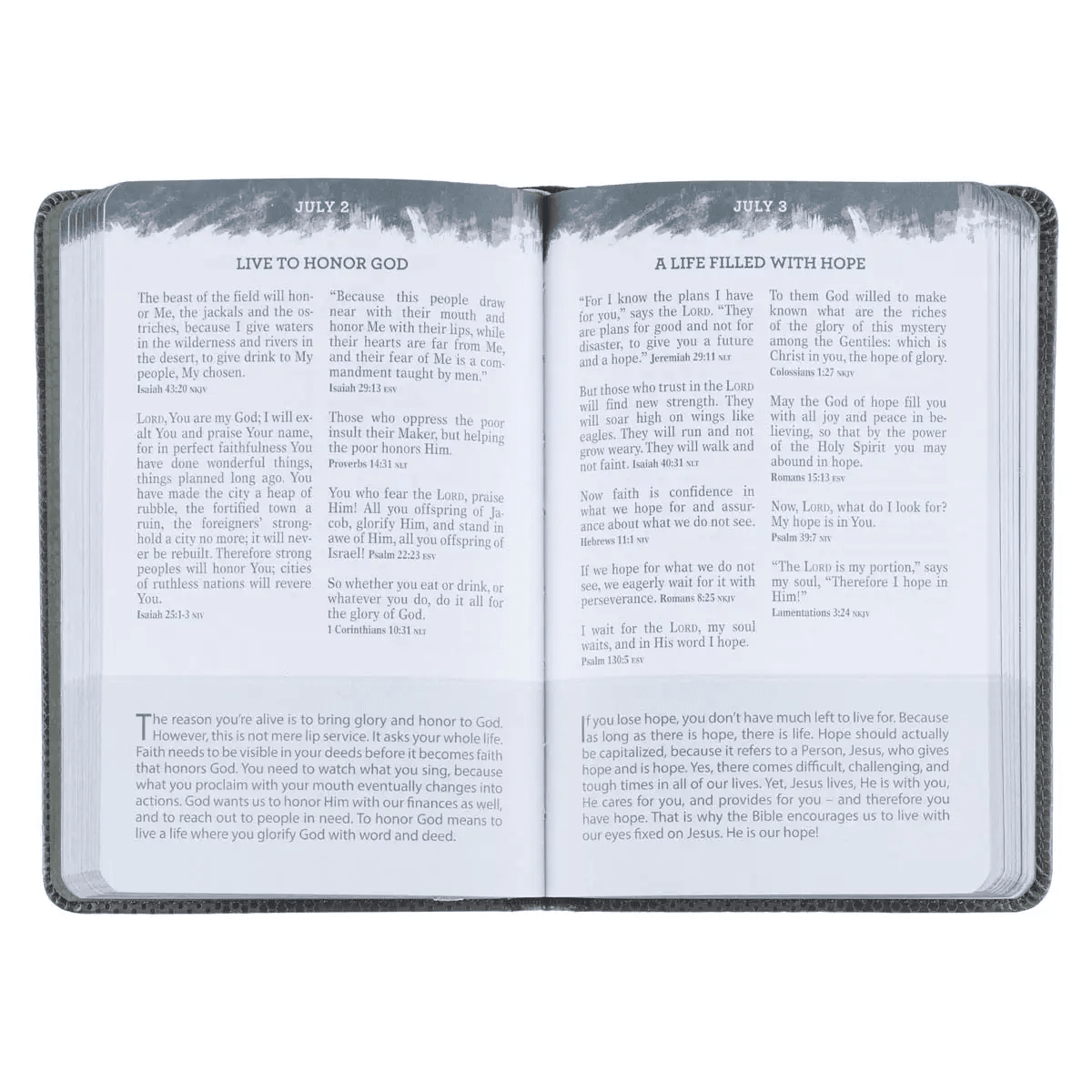 Compact daily devotional for young men