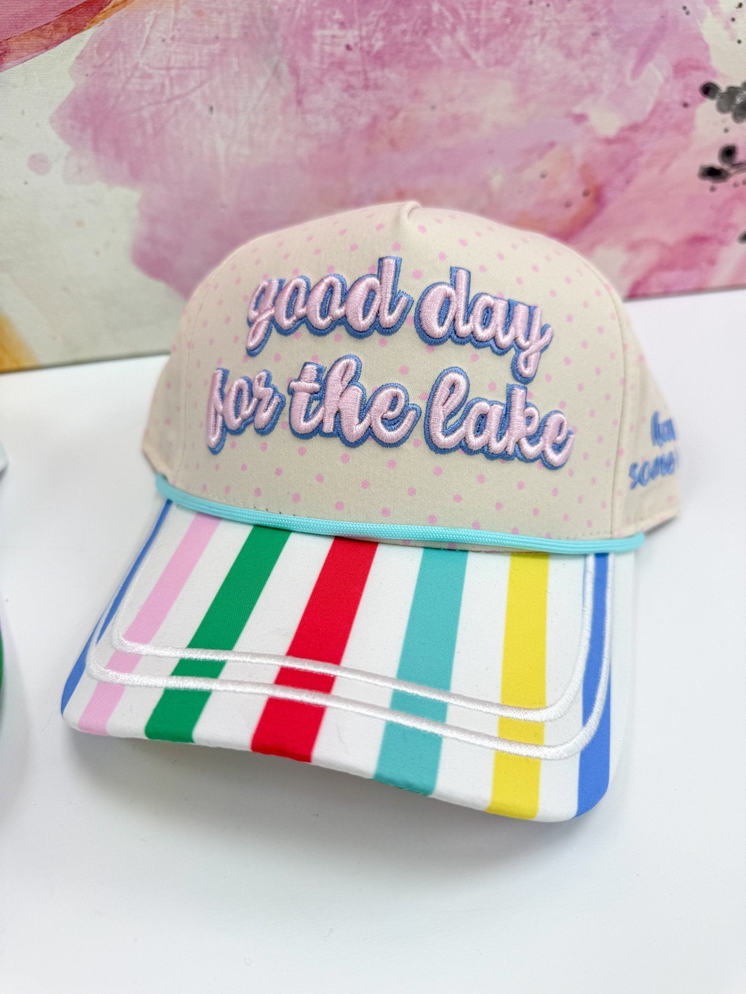 Poppy & Pine Good Day for the Lake Hat - Lavish Boutique08-ACCESSORIES
