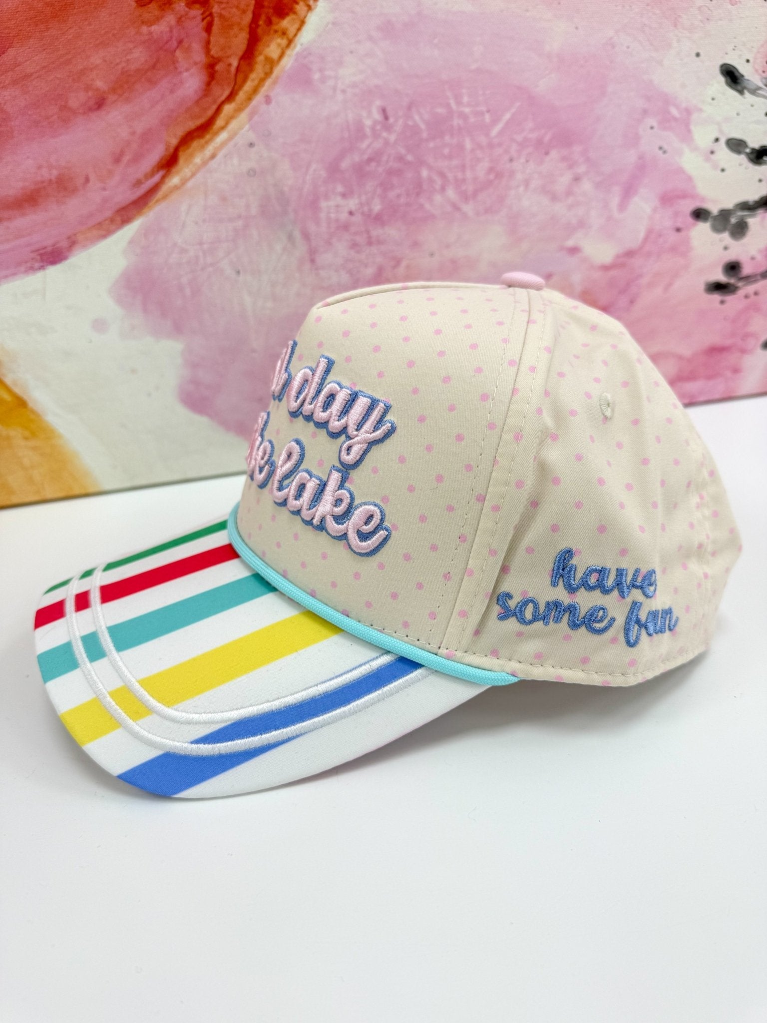 Poppy & Pine Good Day for the Lake Hat - Lavish Boutique08-ACCESSORIES