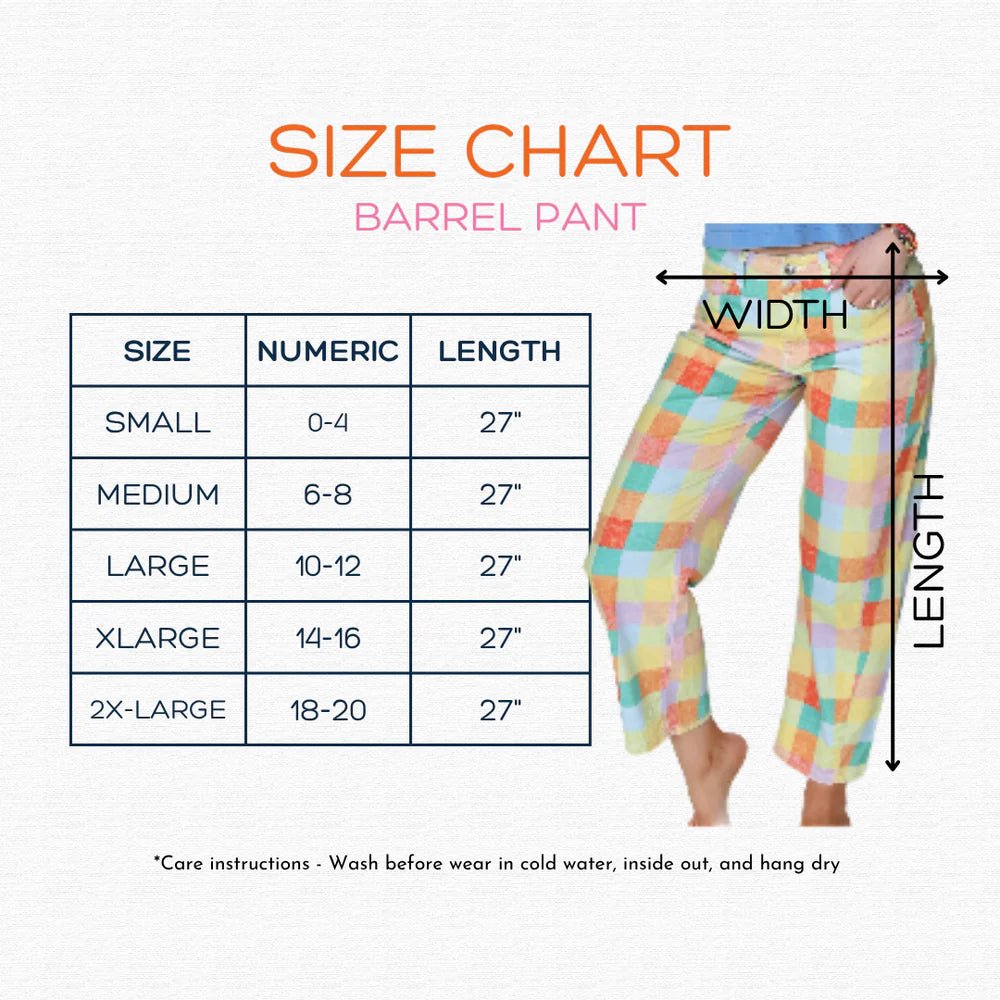 Poppy & Pine Jewel Patch Barrel Pants - Lavish Boutique02-BOTTOMS