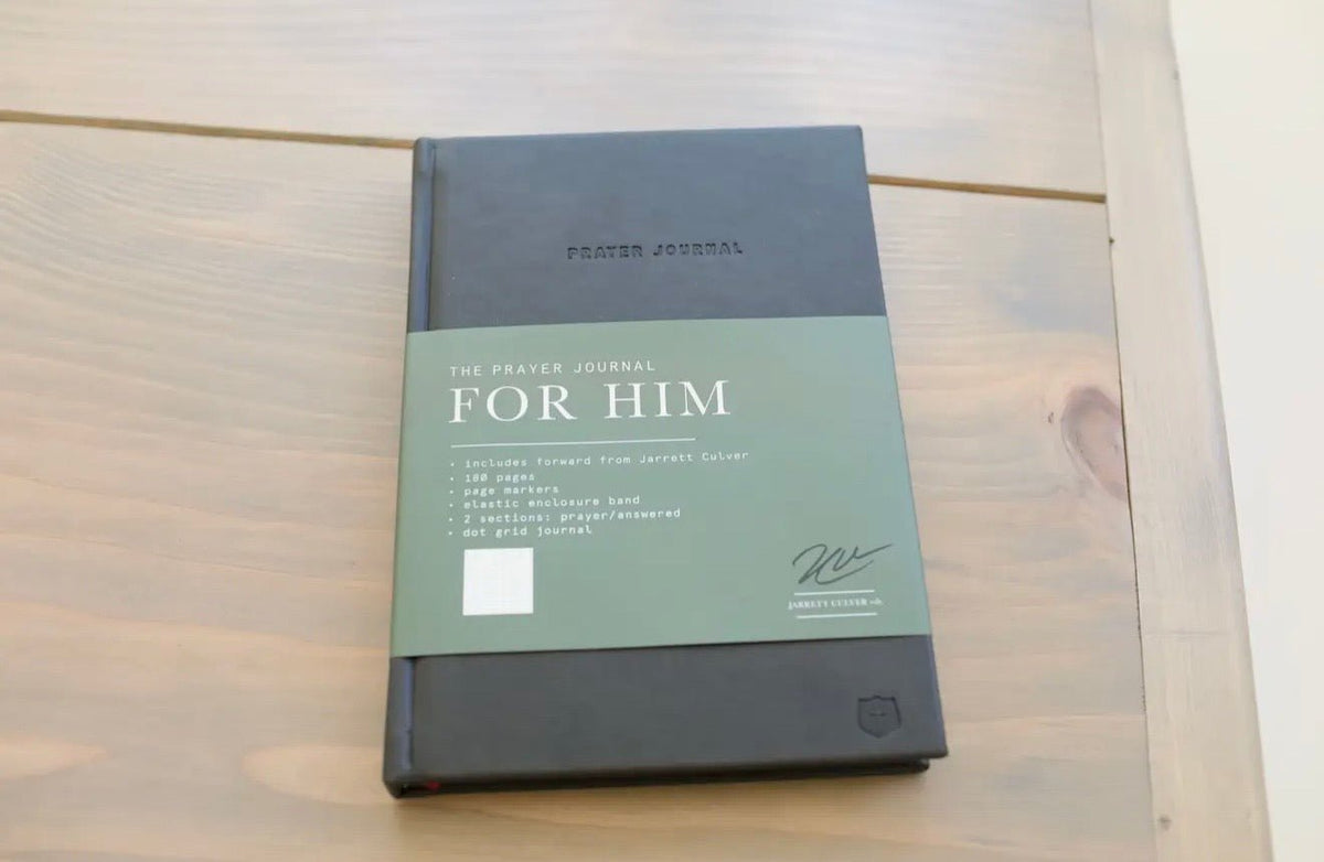 Prayer journal for men with guided pages