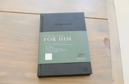 Prayer journal for men with guided pages
