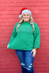 Kelly Green Merry Long Sleeve Sweatshirt