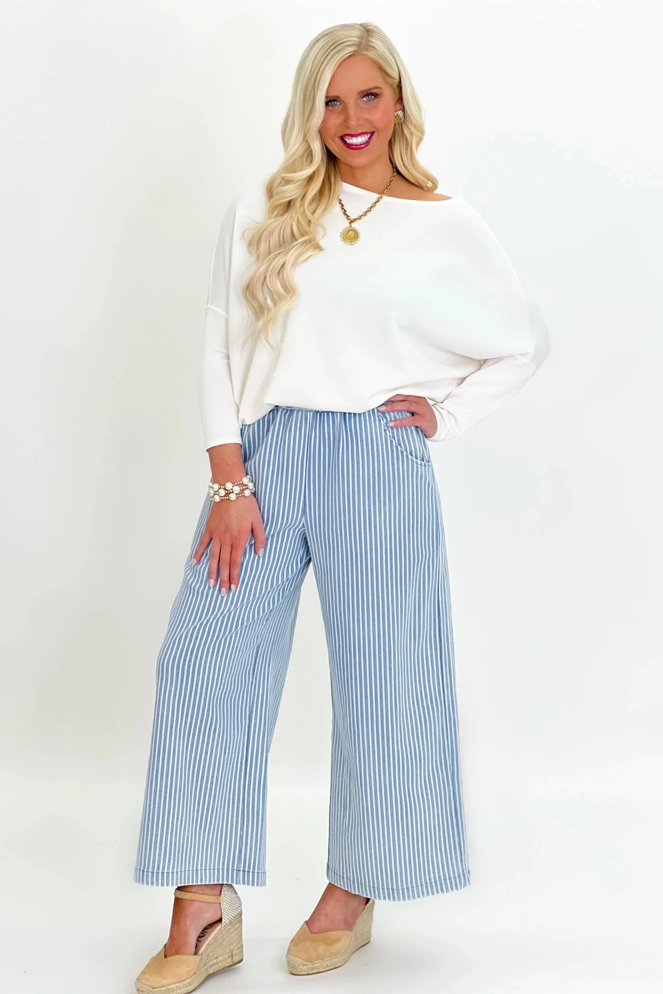 Scuba Boatneck Perfect Tunic Top - Lavish BoutiqueTops