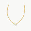 Kendra Scott Cailin Pendant Necklace Gold Ivory Mother of Pearl