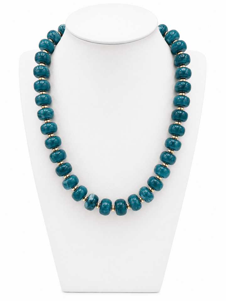 Shan Marie Designs Resign Bead Necklace - Lavish Boutique09-JEWELRY
