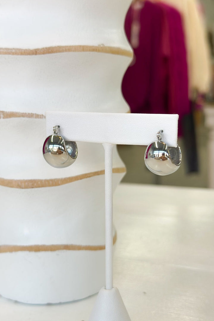 Silver Taylor Hoops - Lavish Boutique Accessories