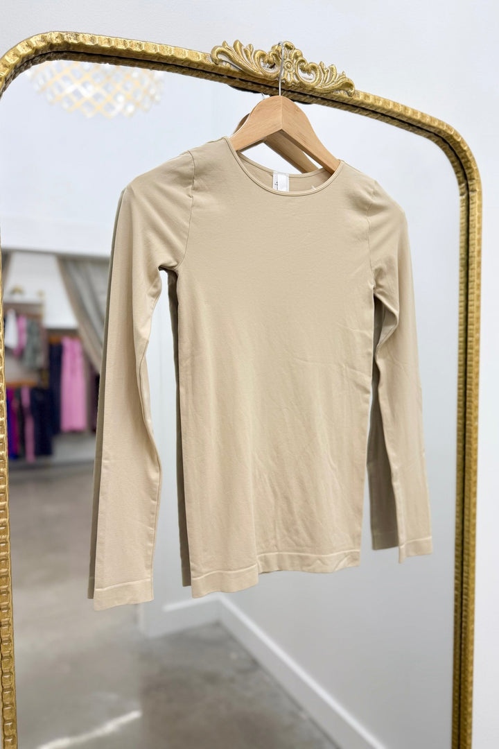 Stone Long Sleeve Camisole Top - Lavish Boutique Tops