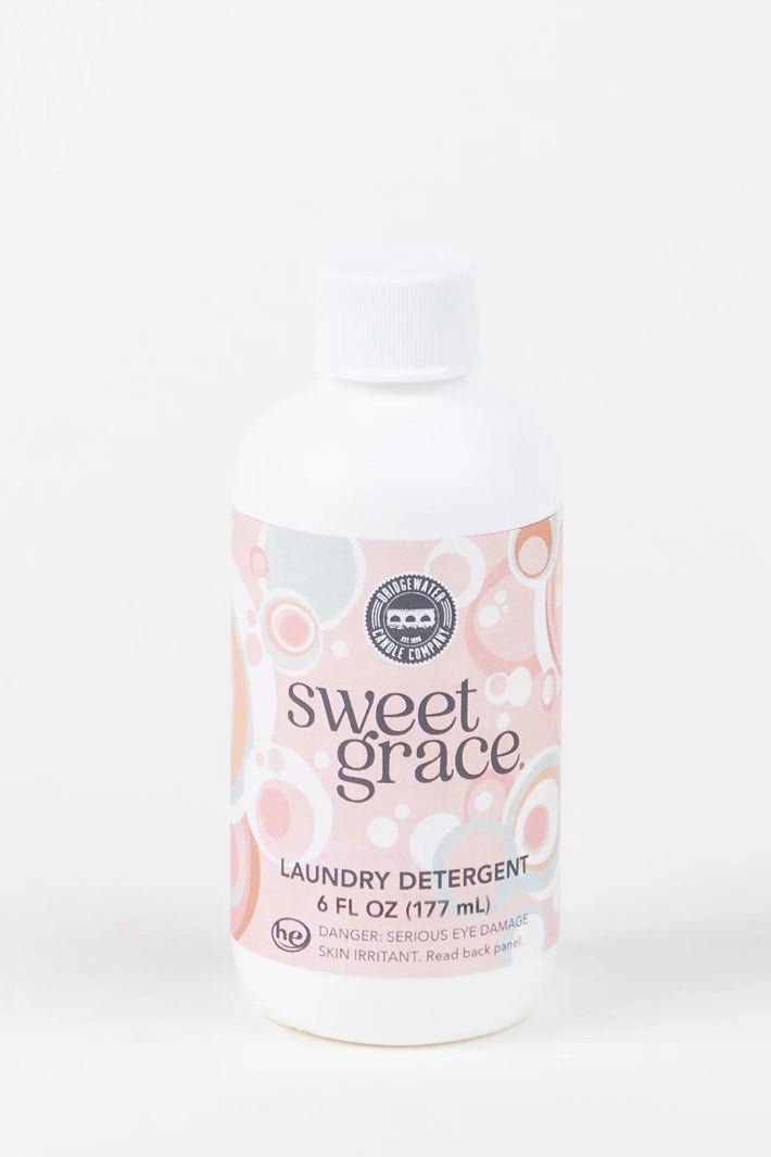 Small bottle of laundry detergent in the Sweet Grace scent