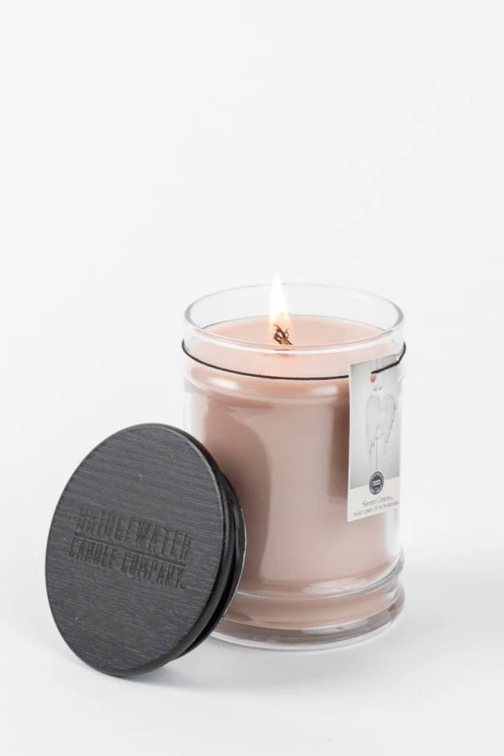 Sweet Grace 8oz candle in a glass jar