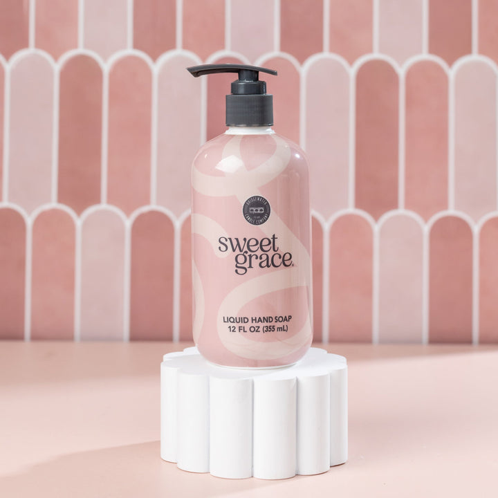 Sweet Grace liquid hand soap bottle