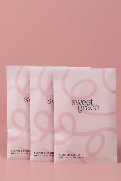 Mod swirl patterned Sweet Grace drawer sachet