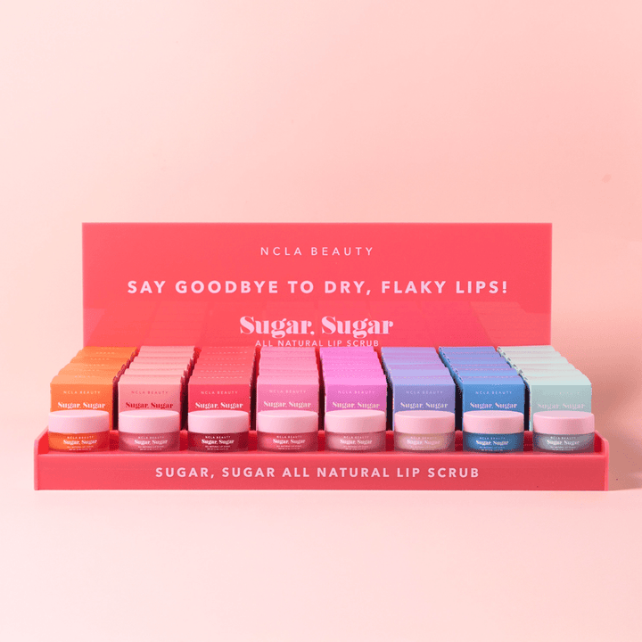 Sugar lip scrub pot for smoothing lips