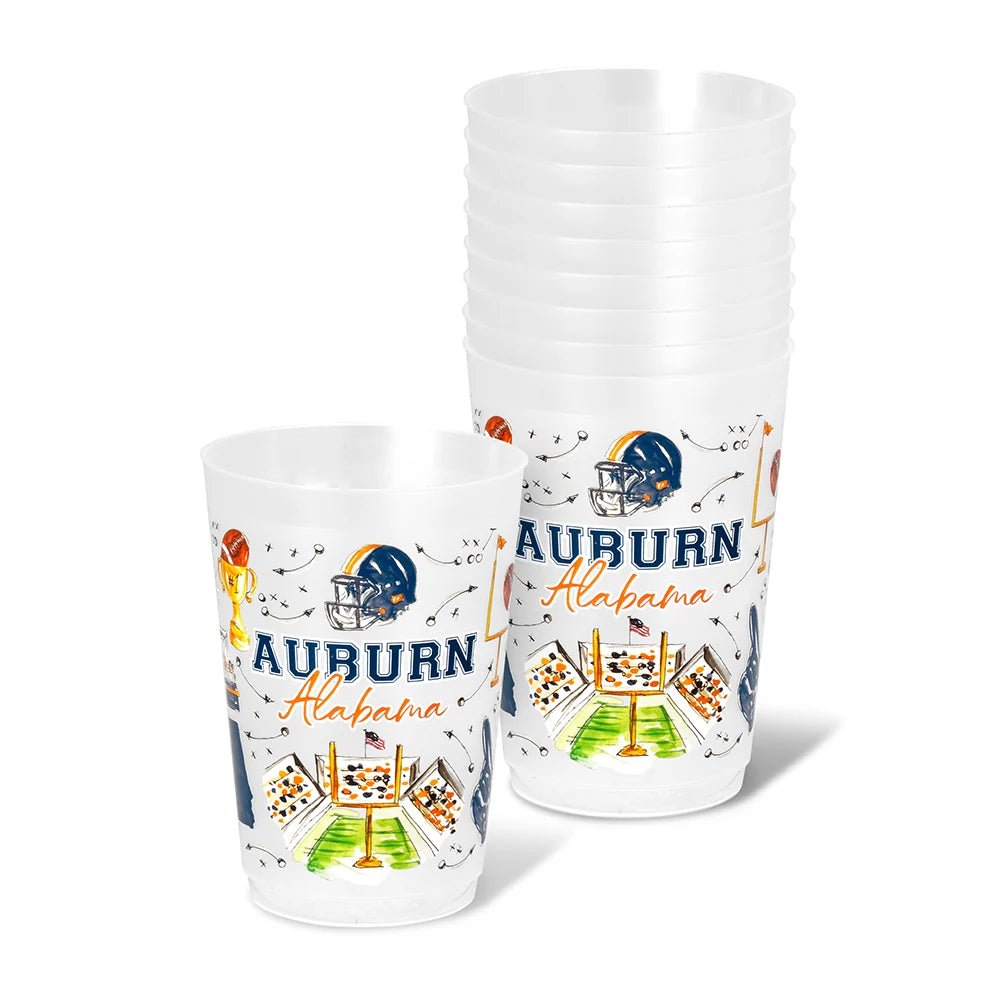 Tailgates in Auburn frosted cup set