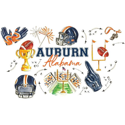 Swig Tailgates in Auburn Tea Towel - Lavish Boutique11-GIFTS
