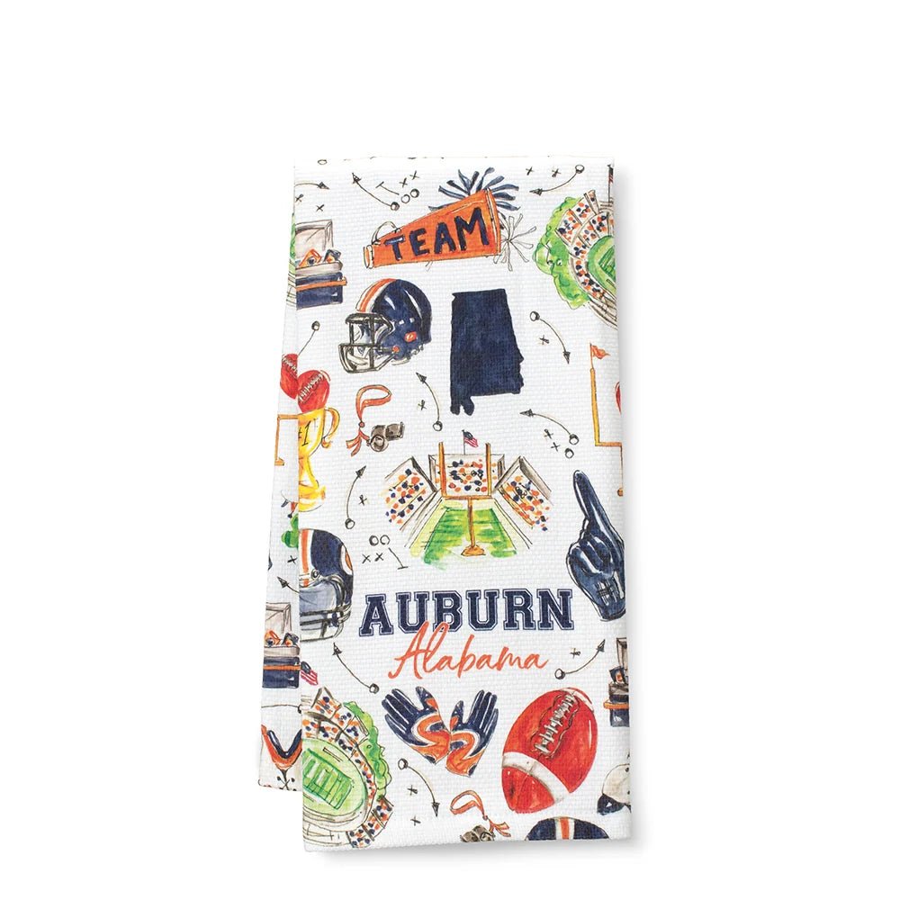 Swig Tailgates in Auburn Tea Towel - Lavish Boutique11-GIFTS