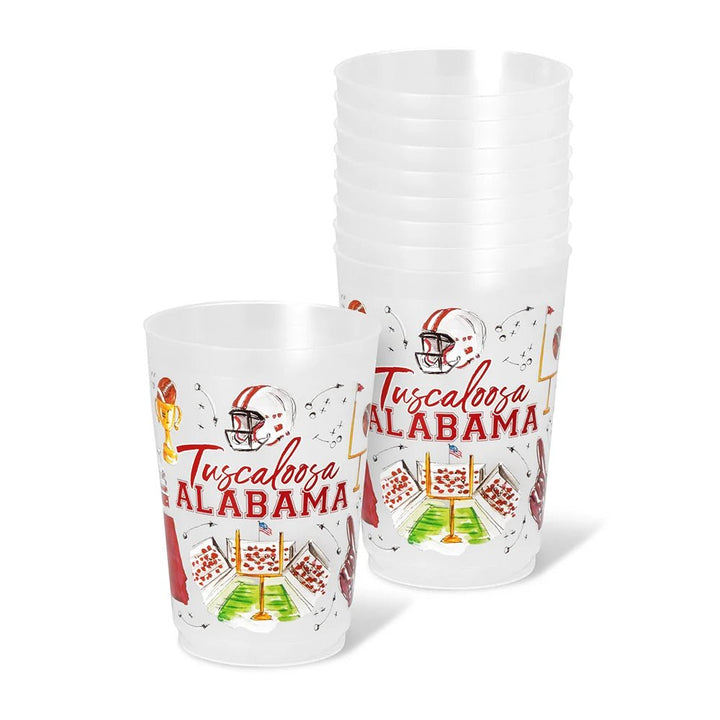 Swig Tailgates in Tuscaloosa Frosted Cup Set - Lavish Boutique11-GIFTS