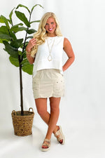 Taupe Leland Skirt