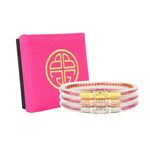 BuDhaGirl Epic Pink Three Queens All Weather Bangles