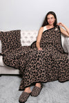 Leopard Print Soft Throw 50x60