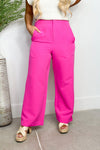 Pink Wide Leg Pants