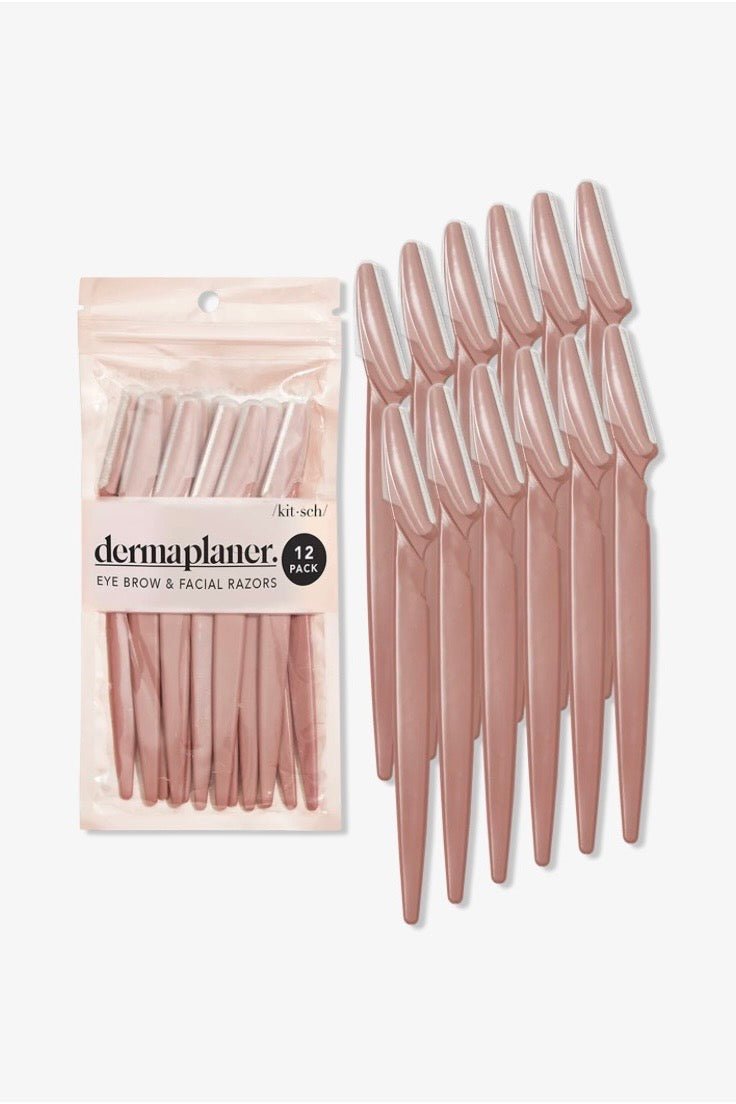Terracotta dermaplane facial tools, 12 piece set