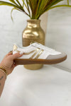 Gold Combo Trim Detail Sneakers