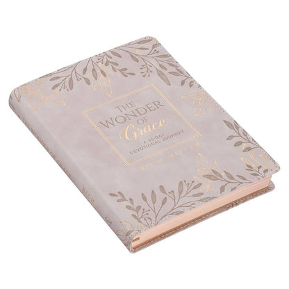 Hardcover devotional titled The Wonder of Grace